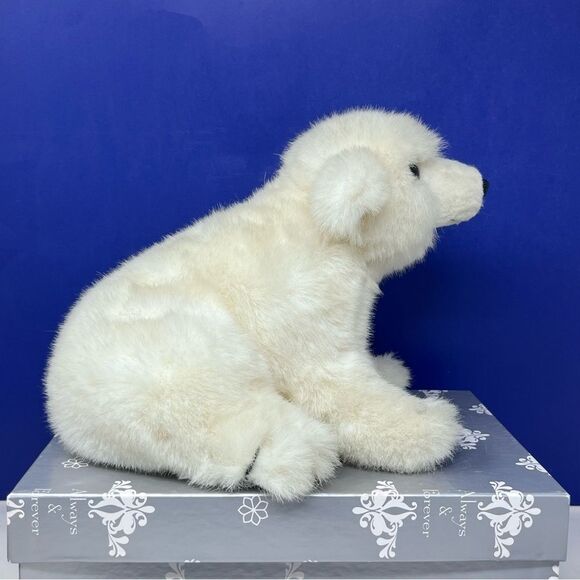 1989 Smithsonian Wild Heritage Collection Plush 8” Polar Bear - Picture 5 of 9